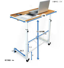 Room Simple Desktop Notebook Computer Desk Bed Side Laptop Pulley Table Household Contemporary Lifti Small Computer Desk Adjustable Computer Desk Computer Desk