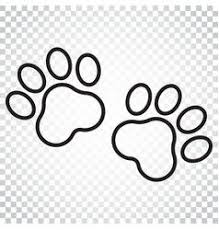Black And White Paw Print Icon Paw Print Icon In Line Style Dog Or Cat Pawprint Paw Logo Paw Print Cat Tattoo