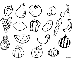Coloriage Fruits Et Legumes Coloring Pages Free Printable Coloring Pages Printable Coloring Pages