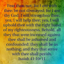 Do not be dismayed, for i am your god. Pin On Scriptural Arrows