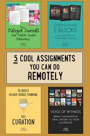 5 Cool Assignments You Can Do Remotely In 2020 Teaching Student Teaching Teaching Tips