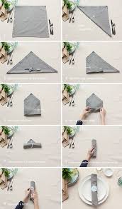 Table Setting Tips 3 Basic Napkin Folds Napkin Folding Cloth Napkin Folding Wedding Napkin Folding
