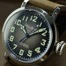 San Martin Men S Vintage Stainless Steel Pilot Watch Automatic Movement Sapphire Aviator Watch Vintage Watches Military Watches