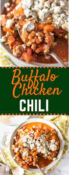 These Easy Buffalo Chicken Chili Is An Easy Twist Of Rachel Ray S Recipe And Is Basically A Healthy Twist Of Buffalo Chicken Chili Rachel Ray Recipes Recipes