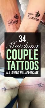 More often than not, couples go for matching tattoos when it comes to getting cute couple tattoos. 34 Matching Couple Tattoos All Lovers Will Appreciate Tattooblend