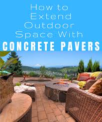 You don't have to remove the concrete. How To Extend Your Concrete Patio With Pavers Dengarden