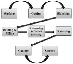 3 process flow chart for canning of vegetables download