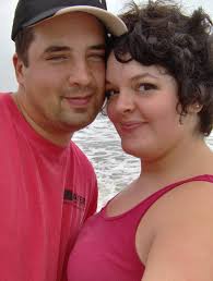 At the beach in the storm