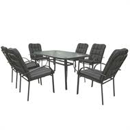 Marquee 7 Piece Dargo Dining Setting Bunnings Warehouse Outdoor Table Garden Makeover Outdoor Furniture