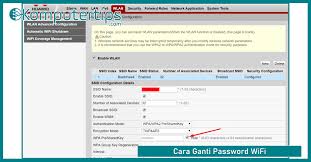 Masukkan kata sandi yang kamu inginkan sebagai ganti password yang lama. 192 168 100 1 L00 1 Cara Ganti Password Wifi Komputer Tips