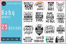 Fourth of july free svg cut files united states sunflower free svg cut file welcome to the 6th month of. Baby Svg Bundle Mb53 259883 Svgs Design Bundles In 2020 Baby Svg Motivational Svg Svg