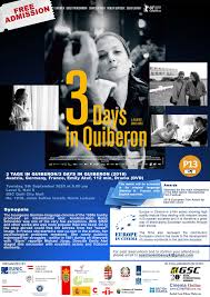 Gsc quill city mall is part of golden screen cinemas chain of movie theatres with 36 multiplexes, 351 screens and 57,200 seats in malaysia. Cinema Online 3 Days In Quiberon Is A Snapshot Into Facebook