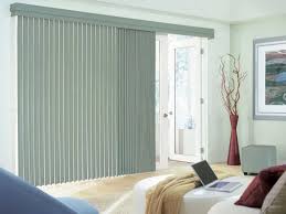 If your sliding glass doors catch heavy summer sun, especially when you're sitting down at your dining room table or watching television, these screens are an easy way to block glare while still maintaining the view. Contemporary Blinds For Sliding Glass Doors Sliding Doors