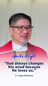 God always changes His mind because He loves us."