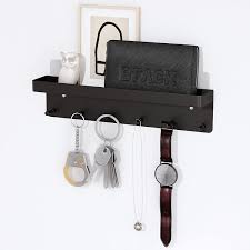 A great choice of stainless steel shelves for any room in your house. Buy Mko Key Holder For Wall Decorative Mail Organizer And Key Rack With Tray For Hallway Kitchen Office Farmhouse Decor Stainless Steel Key Hooks Mail Holder Wall Mounted 6 Hooks Black