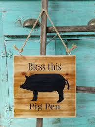 Rustic Pig Wood Sign Pig Decor Pig Sign Rustic Pig Sign Etsy Pig Decor Wood Signs Pet Pigs