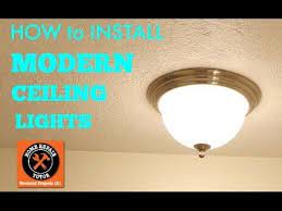Modern Ceiling Lights How To Install By Home Repair Tutor Install Ceiling Light Modern Ceiling Light Ceiling Lights