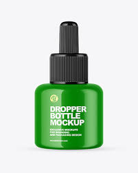 Download Glossy Dropper Bottle Mockup Yellow Author PSD Mockup Templates