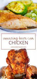 Beer Can Chicken Recipe Chicken Dinner Recipes Canned Chicken Can Chicken Recipes