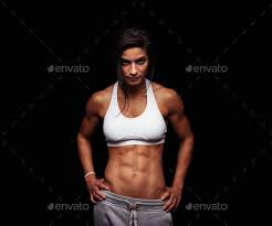 Fitness Female Model Posing On Black Background Strong Women Fitness Women Fitness Photography Fitness Models Female