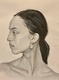 DDC #2213 I want to do this one in charcoal or maybe water soluble  graphite, but because I want to do it freehand, it often helps me to work  out a piece