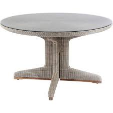 Kingsley Bate Westport 50 Round Dining Table With Glass Round Dining Table Dining Table Lounge Chair Outdoor