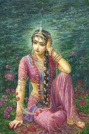 Radha Alone Art Print By Syamarani Dasi In 2020 Krishna Hindu Art Krishna Painting
