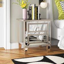Small round glass nightstand tops knives. Glass Top Nightstands You Ll Love In 2021 Wayfair