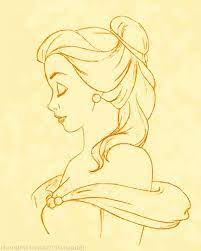 Beautiful princess drawing step by step. Belle Simply Beautiful This One S Very Pretty And It S Mom S Favorite Princess So Thats A Plus Princess Drawings Sketches Disney Princess Drawings