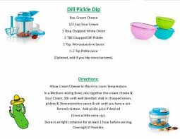 Pin By Sherry Haykel On Tupperware Tupperware Recipes Pickle Dip Recipe Tupperware Party Ideas