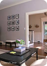 Ben Moore Elephant Gray Purple Living Room Mauve Living Room Gallery Wall Living Room