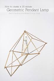 Get inspired for your home and business decor with these gorgeous geometric shaped lamps and lighting fixtures. Geometric Pendant Lamp