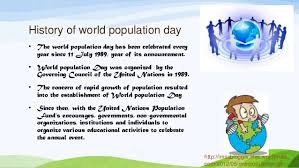 New My Presentation On World Population Day