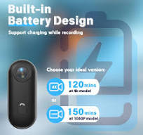 Amazon.com : SHPTDJTIC 128G 4K Body Camera, Thumb Size Cam ...