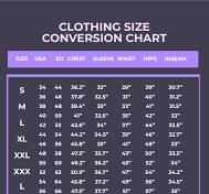Clothing Size Conversion Chart in PDF, Illustrator ...
