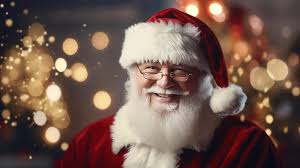 santa claus segurando brilhando Natal bola ilustração ai generativo  23802404 Foto de stock no Vecteezy