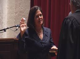 Newly appointed Justice Dawn Beam installed