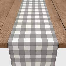 Check spelling or type a new query. Gray Buffalo Check Table Runner Kirklands