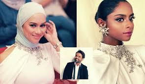 Rizman ruzaini creations is a collaborative label of a high end fashion house own by young designers rizman nordin and wan ruzaini wan. Pernah Pakai Gaun Yang Sama Seperti Natasha Hudson Pavitra Minta Tutupkan Bahagian Bahu Kata Rizman Ruzaini