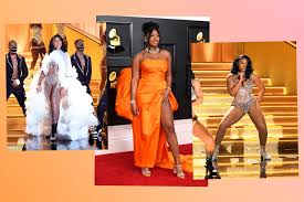 So megan thee stallion was giving the grammy award festivities her all on sunday night as she she stepped out with her boyfriend pardison pardi fontaine and superstar actress taraji p. P4s Qy Lwf7w0m