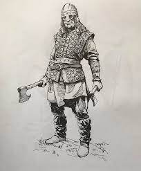 Old Viking Drawing Found On An Old Sketch Book Drawing Ink Inkdrawing Sketch Viking Sketchbook Vikingwarrior Viking Drawings Viking Art Warrior Drawing