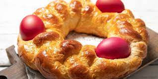 1) in a small saucepan, heat the milk and butter together just until the butter melts, set aside to cool. Sweet Braided Easter Egg Bread Recipe Easter Bread Recipe Easter Bread Recipes