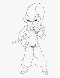 Maybe you would like to learn more about one of these? Chibi Majin Boo Gotenks Abs Buu Coloring Pages Sketch Imagenes De Dragon Ball Para Colorear Hd Png Download Kindpng