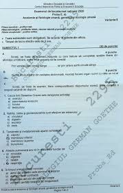 Subiecte la bac 2015, biologie şi anatomie, vineri, 28 août, proba scrisă, conforme edu.ro: Subiecte Biologie Bacalaureat 2020 Ce Au Avut De Rezolvat AbsolvenÅ£ii De Clasa A Xii A Update