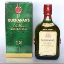 Buchanas Bottle Whiskey Bottle Macallan Whiskey Bottle