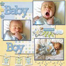 Baby Boy Baby Boy Scrapbook Layouts Scrapbooking Layouts Baby Boy Scrapbook Layouts