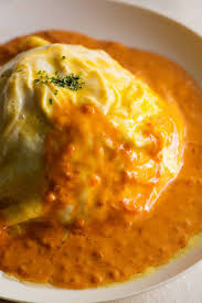 トマト クリーム オムライス