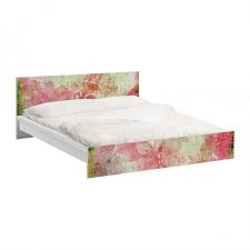 Particleboard, moisture resistant mdf, coarse particleboard (osb), fiberboard, ash veneer, oak veneer, stain, clear acrylic lacquer, printed and embossed acrylic paint, abs plastic. Forgotten Beauties Ii Mobelfolie Fur Ikea Malm Bett 160 Cm Breite Ikea Malm Bett Malm Bett Ikea Malm