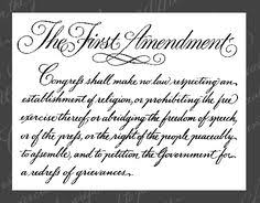 The first amendment, sometimes called amendment 1, is the first amendment to the united states constitution and is also one out of ten amendments in the bill of rights. 36 1st Amendment Ideas Amendments Freedom Of Speech Free Speech