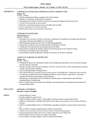 Get company secretary (cs) internships in kanpur in your inbox & get internshala resume guide for free! Corporate Secretary Resume Samples Velvet Jobs